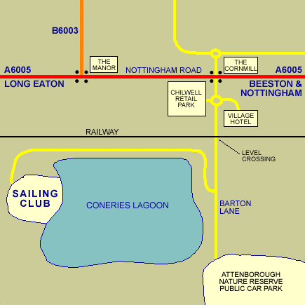 Map of ASC location