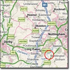 Map of ASC location