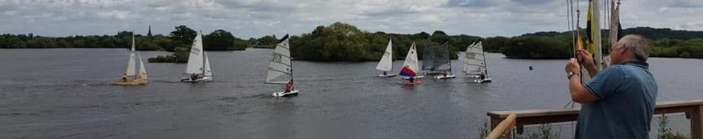 Racing at Attenborough Sailing Club